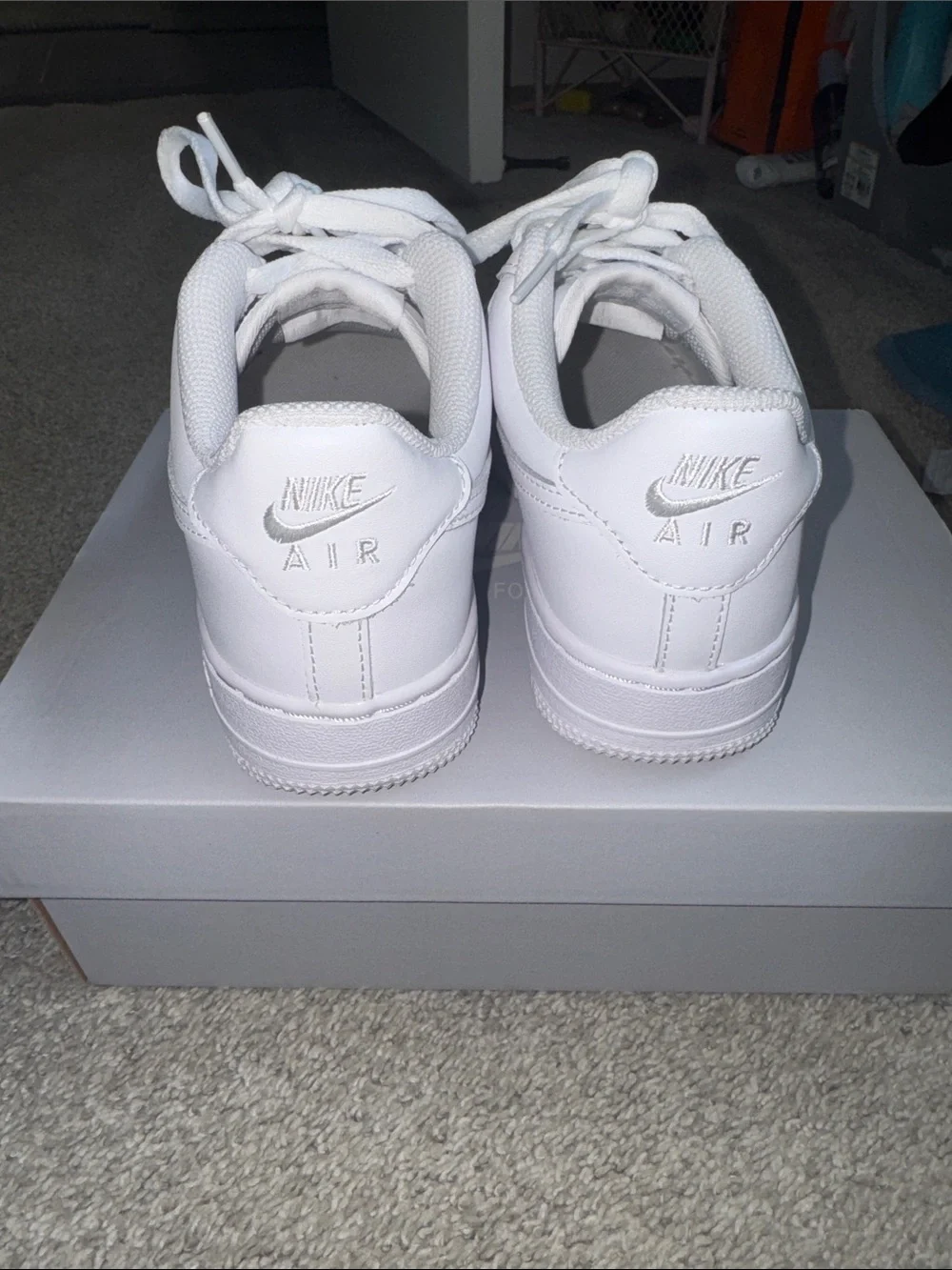 Nike Kids White Low-Top Sneakers